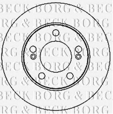 BORG & BECK bbd4681 -  Тормозной диск
